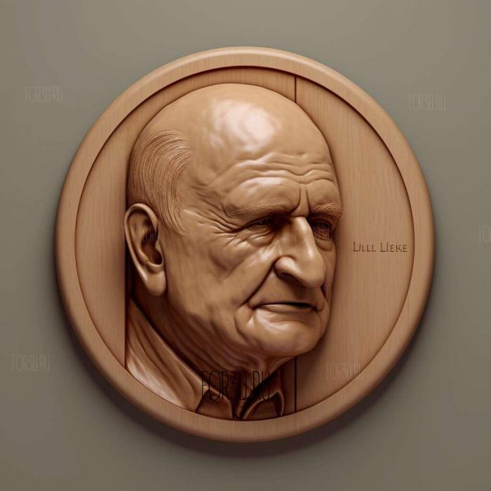 Steve Ballmer 1 stl model for CNC